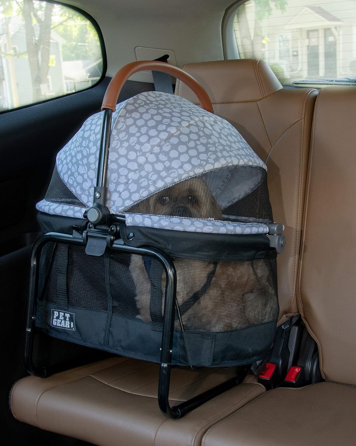 Sistema de Viaje 3 en 1 Pet Gear: Carro, Transportadora y Booster