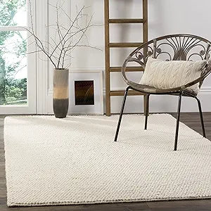 Alfombra de área, lana hecha a mano, ideal para áreas de alto tráfico, modelo NAT620A