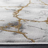 Alfombra Acento Moderna Abstracta, No Deshecha, CFT877F