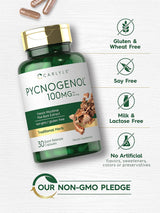 Suplemento Carlyle Pycnogenol 100 mg 30 cáp corteza de pino