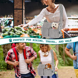 Sling Carrier para Perros Pequeños PetAmi, Ajustable y Transpirable