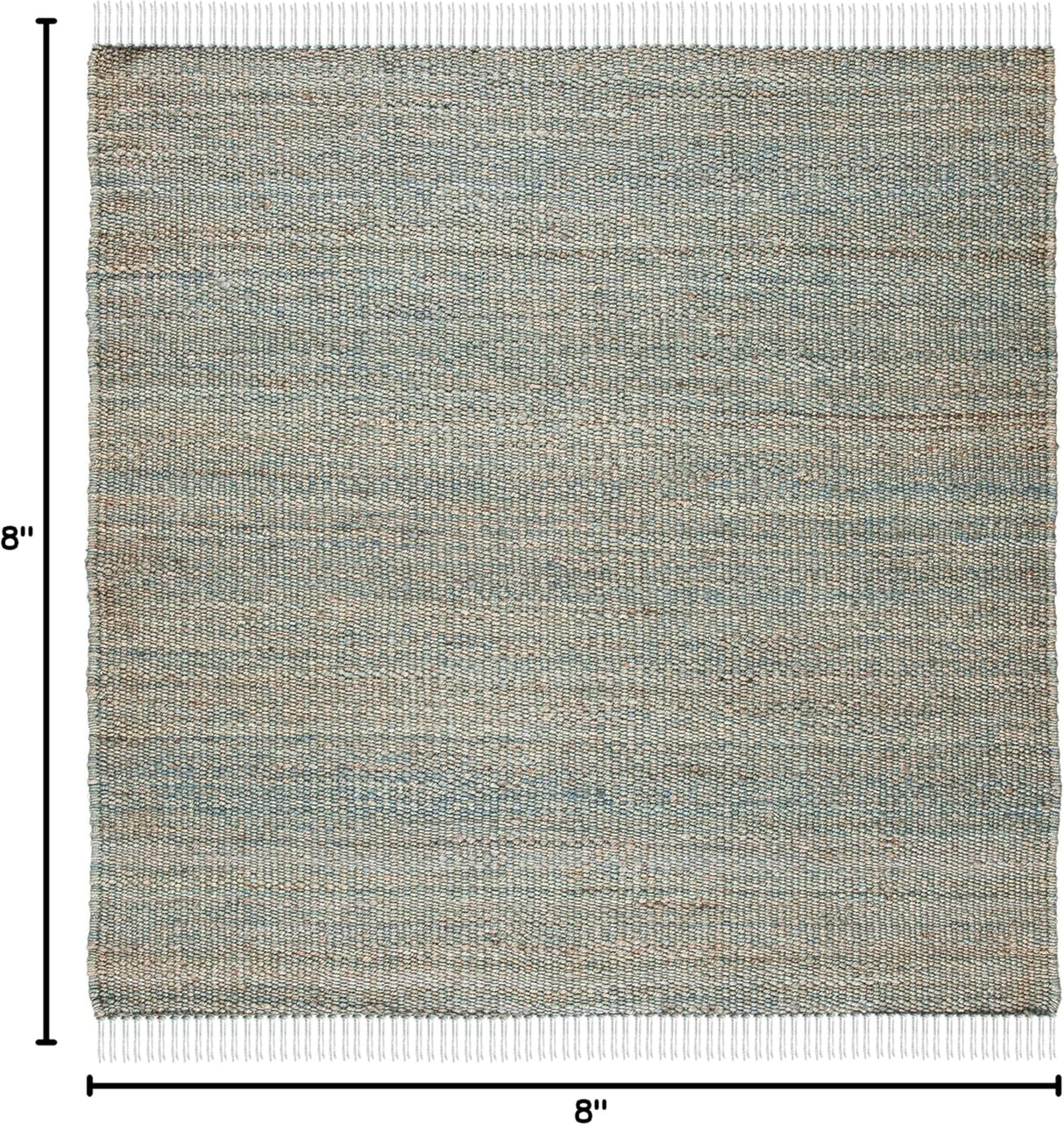 Alfombra Redonda de Yute SAFAVIEH Boho Fringe NF368E 8