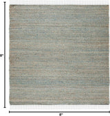 Alfombra Redonda de Yute SAFAVIEH Boho Fringe NF368E 8