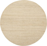 Rug Redondo 8' SAFAVIEH Jute Boho Fringe NF368B Artesanal