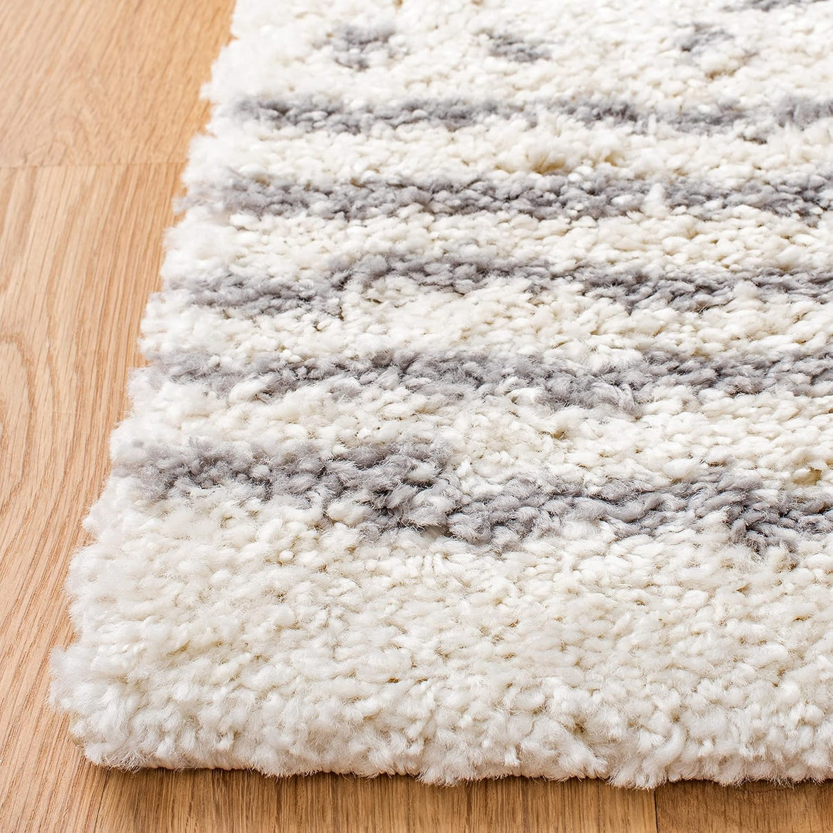 Alfombra Runner Shag, Diseño Marroquí, Ideal para Áreas Transitadas