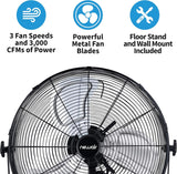 Ventilador de exterior NewAir 18 2 en 1, 3 velocidades, 4012 CFM