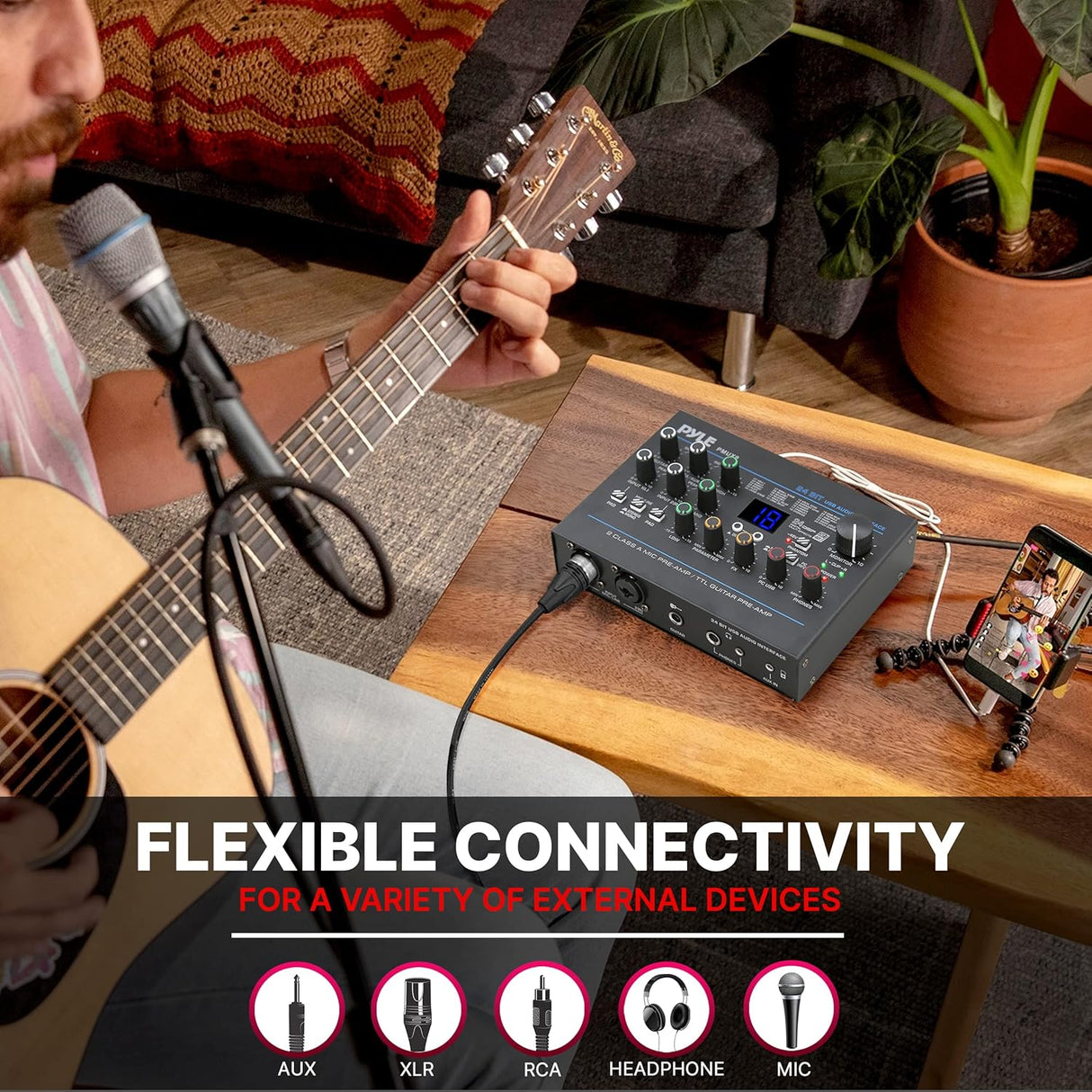 Amplificadores Interfaz de audio USB profesional PMUX9
