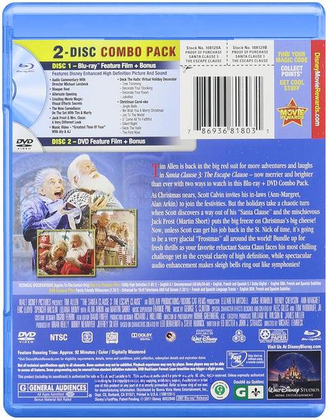 Santa Clause 3 [Blu-ray]