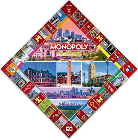 Juego de Mesa MONOPOLY Kansas City - 2-6 Jugadores Familiar
