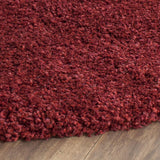 Alfombra redonda de pelo largo 2 pulgadas SG151