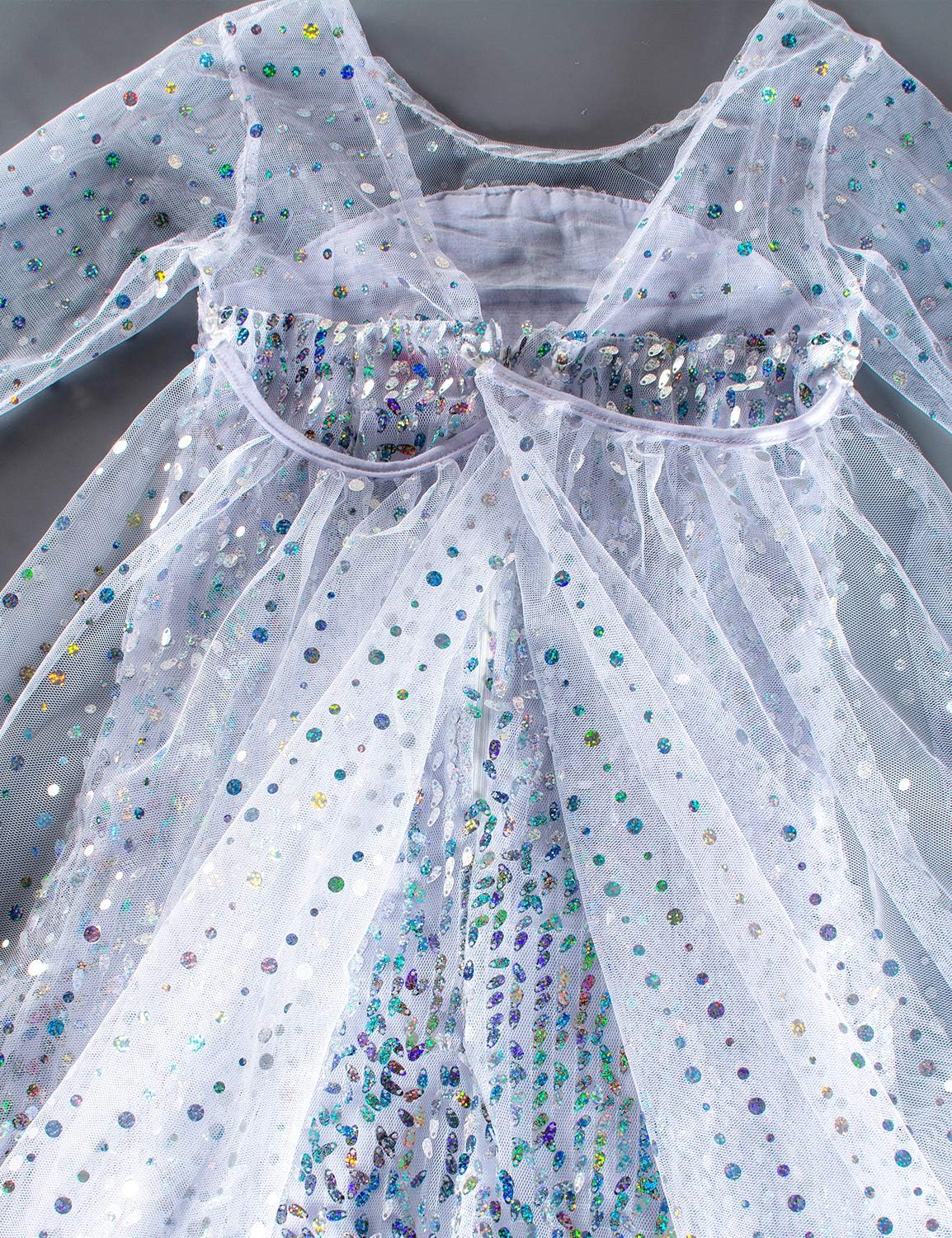 Disfraz de Princesa Lujo con Capa Brillante para Niñas