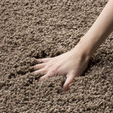 Alfombra redonda de pelaje premium de 2 pulgadas, modelo SG151
