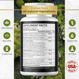 Suplemento de Sea Moss y Aceite de Semilla Negra con Ashwagandha, Miel, ACV y más - 120 cápsulas