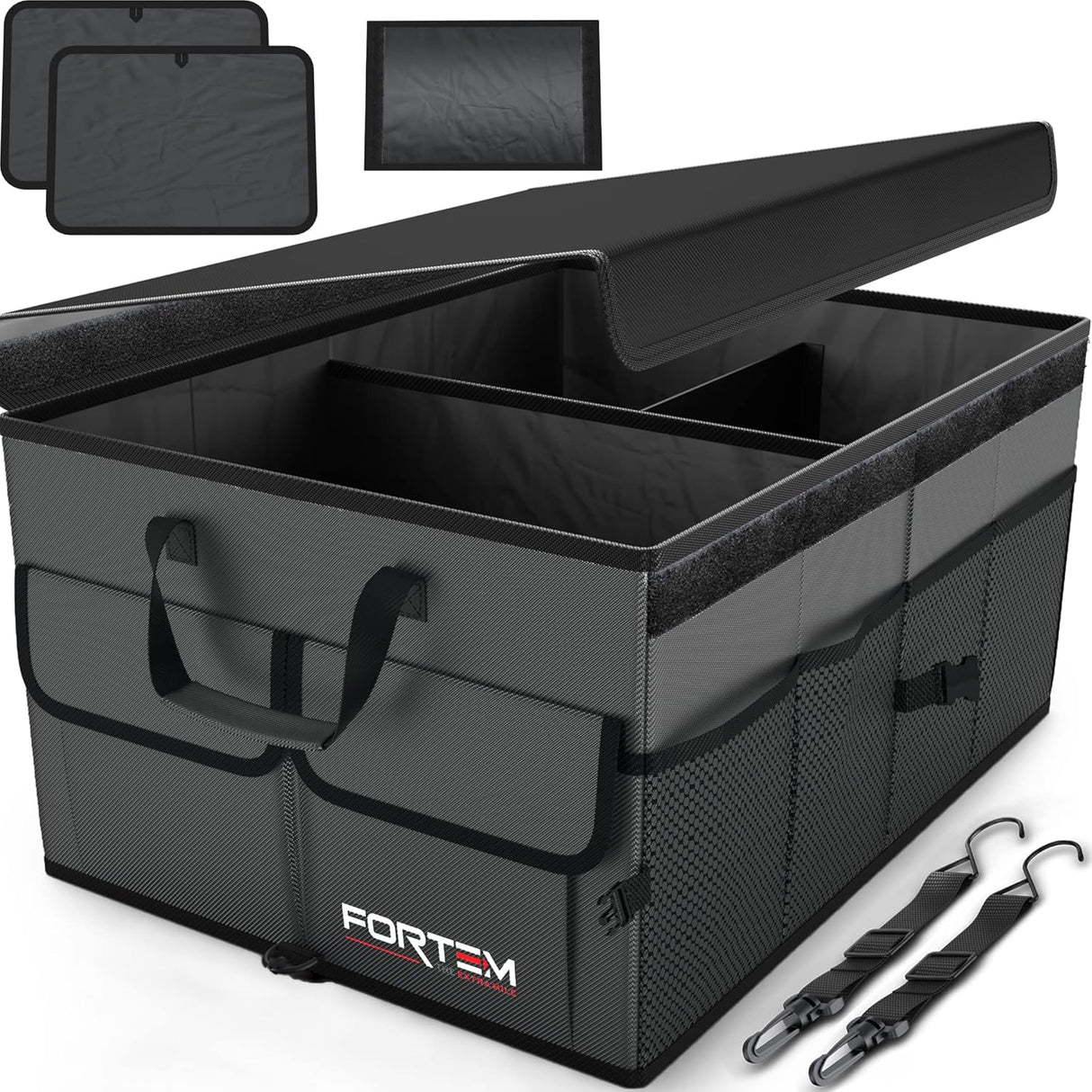 Organizador de Maletero Plegable con Compartimentos Múltiples