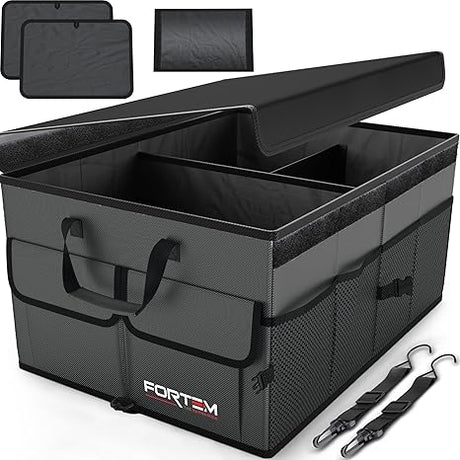 Organizador de Maletero Plegable con Compartimentos Múltiples