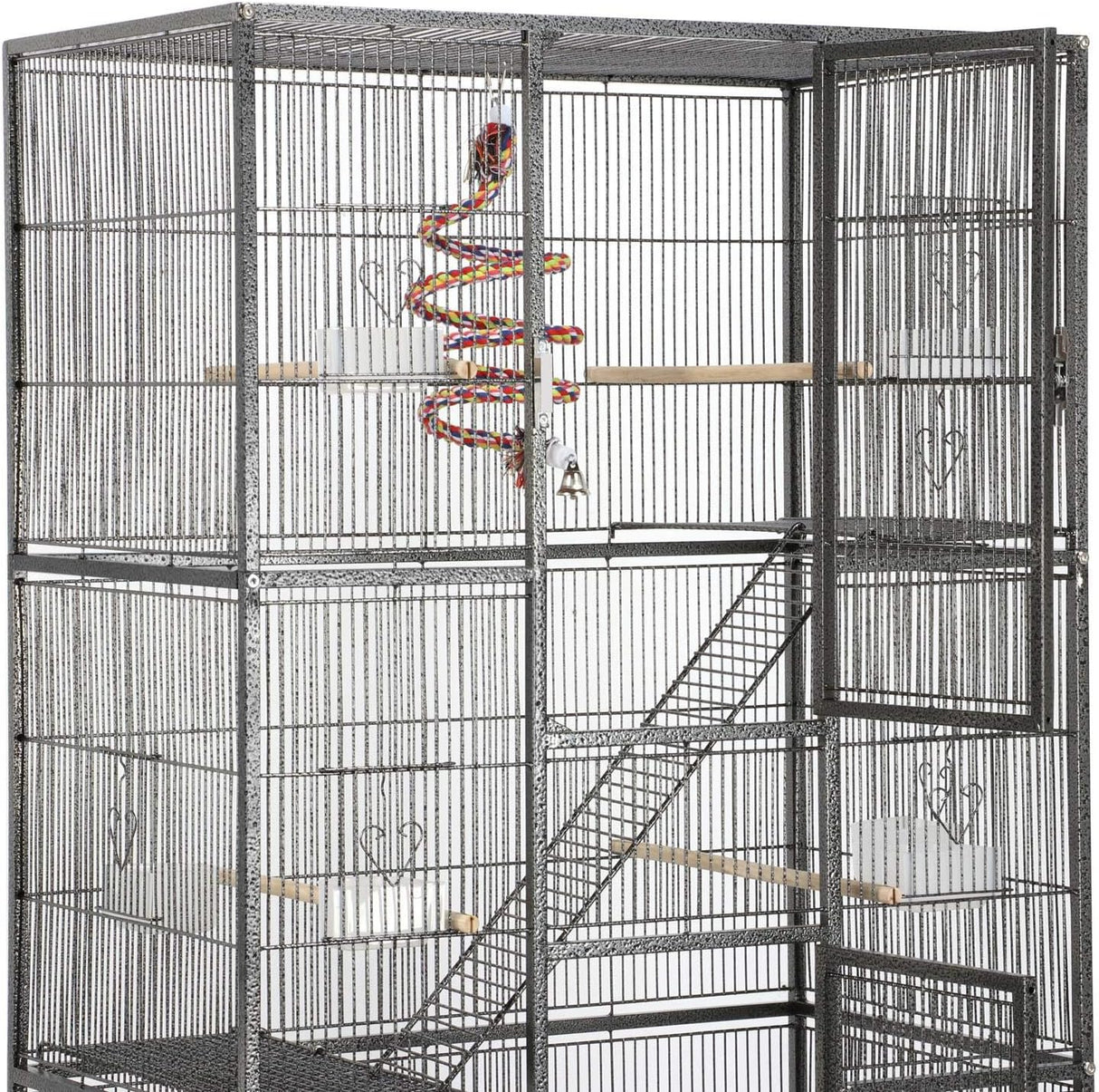 Jaula para aves grande Yaheetech, 69 pulgadas, metal, modelo XL