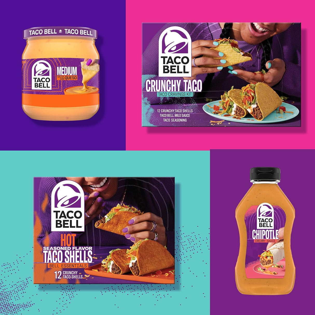 Salsa Cremosa Chipotle Taco Bell, 12 fl oz Botella