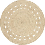 Alfombra Redonda 6'6, SAFAVIEH, Jute, Ideal para Áreas con Tráfico NF364B