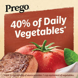 Prego Salsa italiana de pasta de tomate aromatizada con carne, tarro de 67 onzas