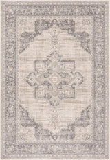 Alfombra de Área Medallón Desgastado, Fácil Cuidado, BNT865B