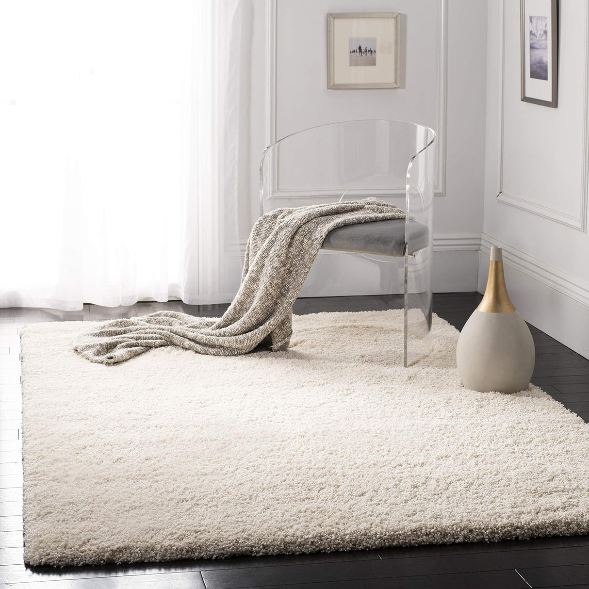 Alfombra Shag Acento - No se Desprende, Fácil Cuidado, SG151-1212