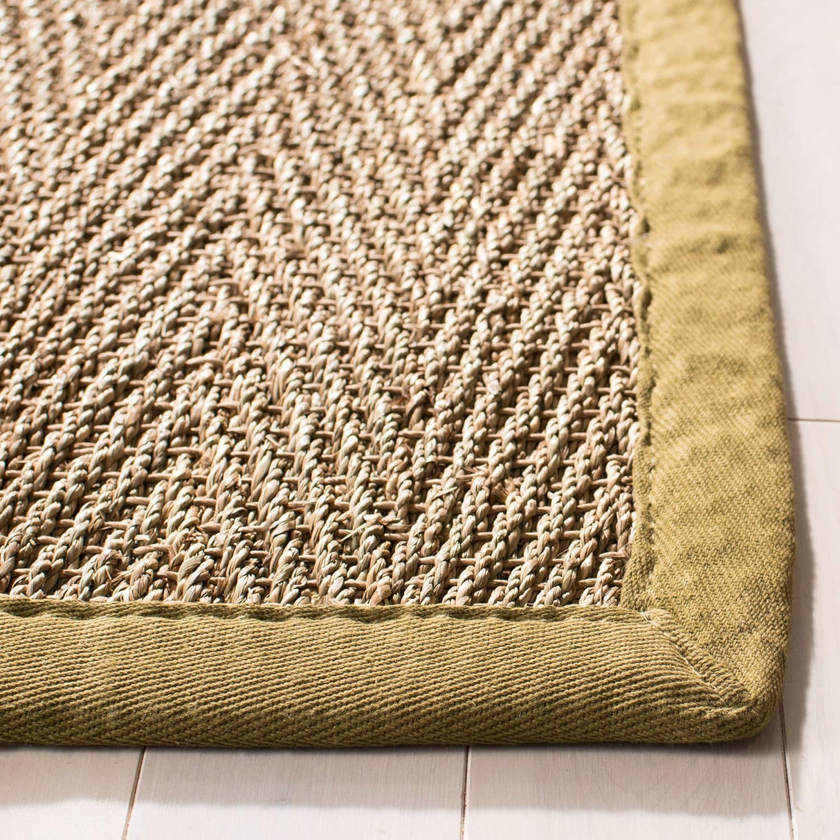 Alfombra Runner de Fibra Natural, Safavieh, Herringbone, NF115G