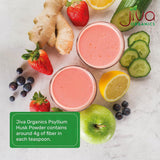 Psyllium Husk Powder 1.75 LB Jiva Organics, Sin Sabor, Keto