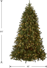 Árbol de Navidad Artificial Preiluminado 'Feel Real' 6.5 pies