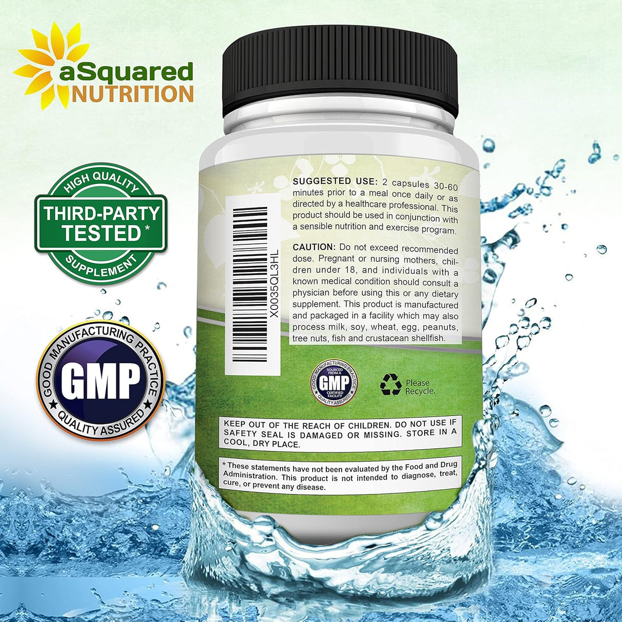 Suplemento Nutrition Garcinia Cambogia 1600 mg-180 cápsulas