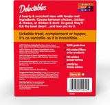 Guiso Lickable Delectables, sin mariscos, Pack 12, 1.4 oz