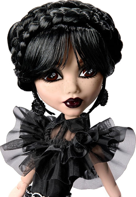 Muñeca Monster High Wednesday, Gótica, Accesorios Premium, Rave’N