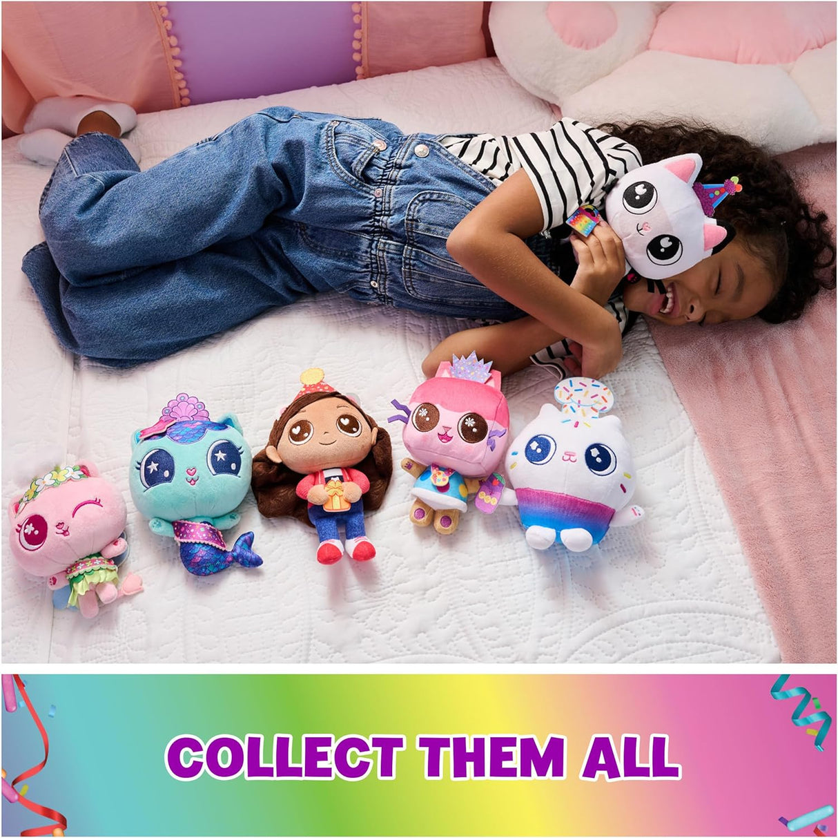 Peluches Kitty Fairy de Gabby's Dollhouse, 6 pulgadas, para niños