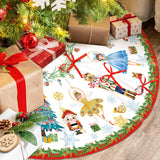 Funda de Árbol de Navidad 48, Nutcracker, Decoración Rústica