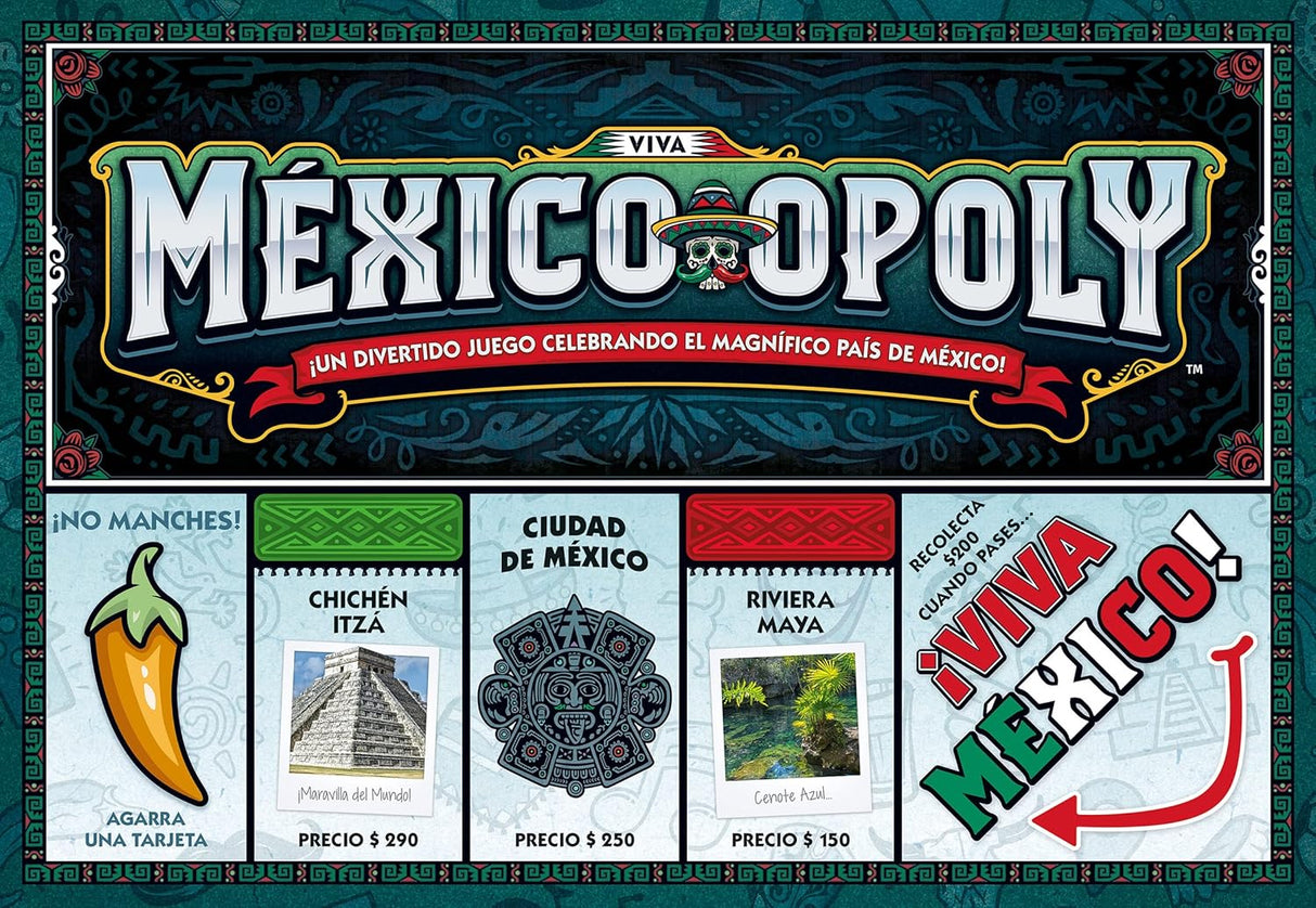 Juego de Mesa México-opoly Late for the Sky Edición Especial