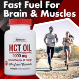 Suplemento Cápsulas de aceite Mct para quemar grasa  90 unid
