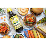 Ponzu Yuzu Aderezo de soja cítrica etiqueta amarilla