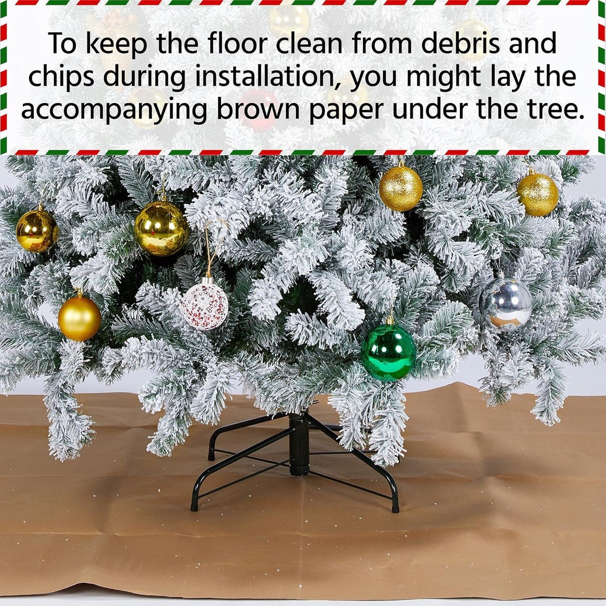 Árbol de Navidad Artificial Yaheetech 7.5ft con 1284 Ramas
