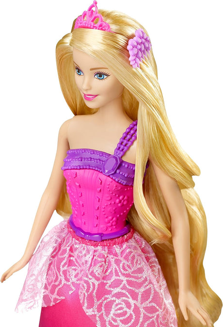 Barbie Princesa Reina de Cabello Infinito Doll, Endless Hair Kingdom