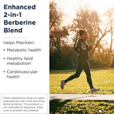 Suplemento Berberine Synergy  Berberina HCL 400 mg 60 cáp