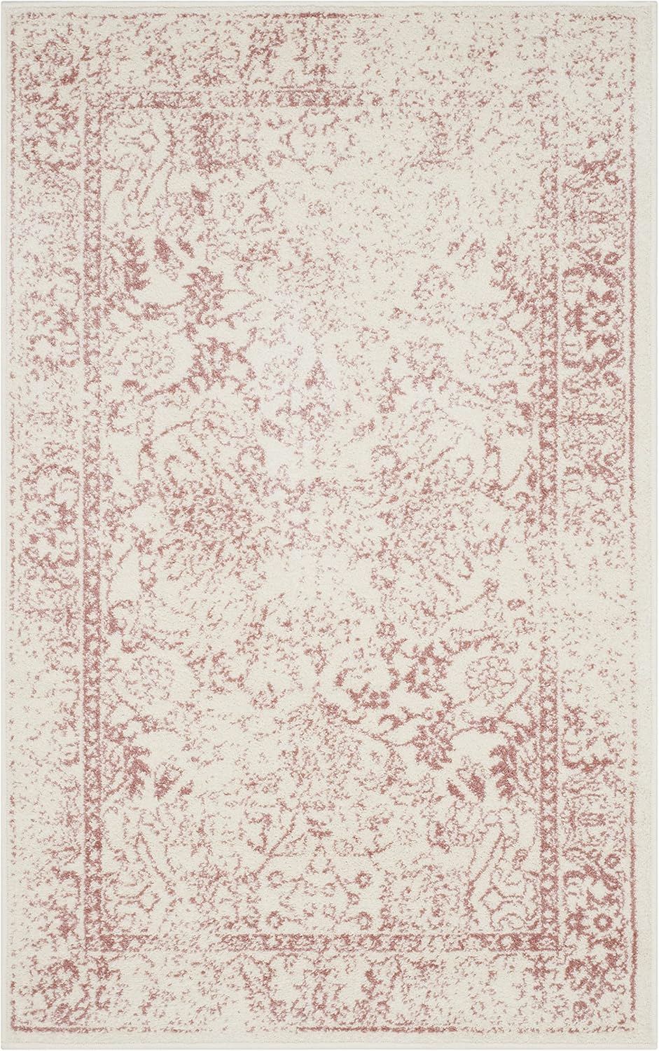 Alfombra de Acento Oriental Desgastada, Modelo ADR109H