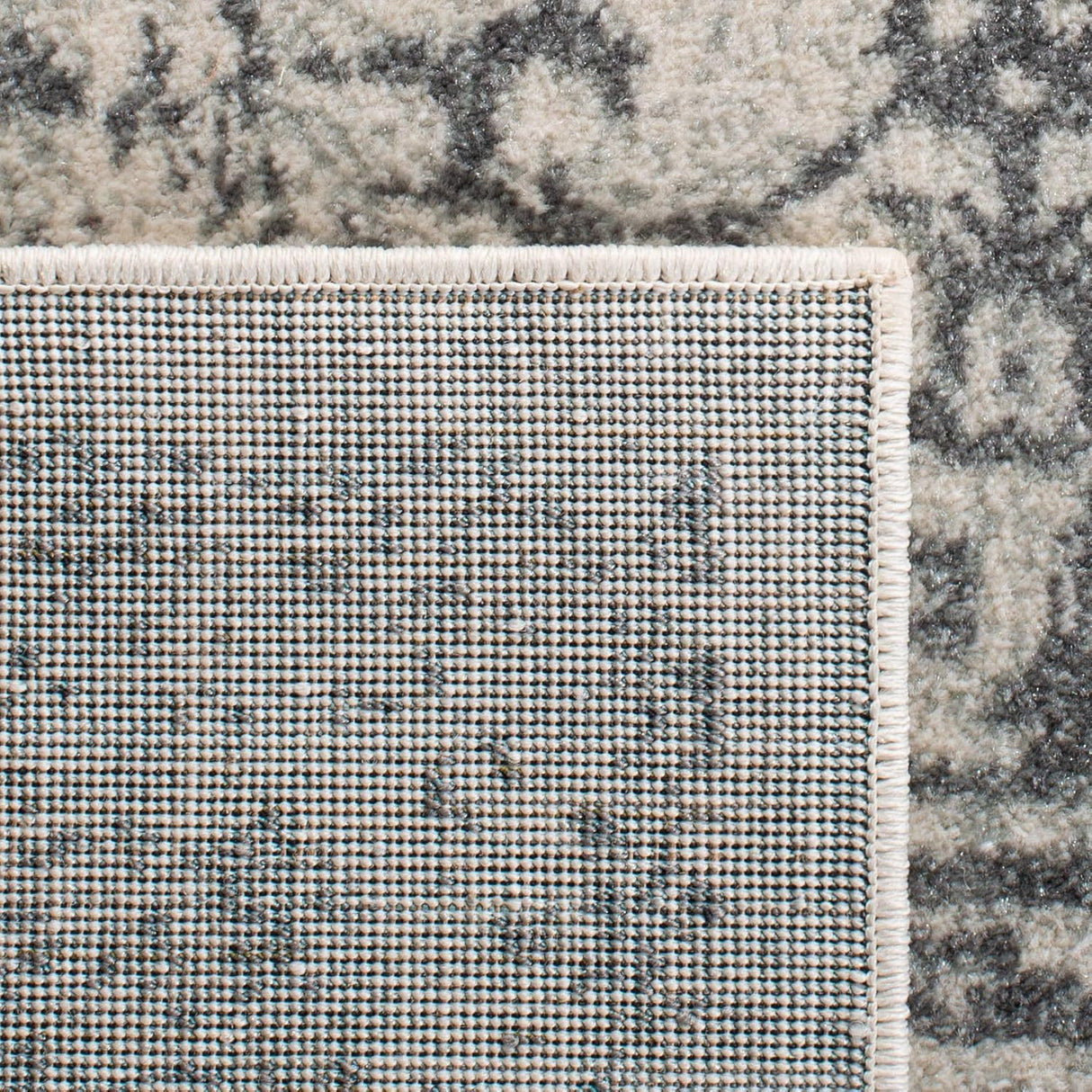 Alfombra de área, diseño oriental desgastado, modelo EVK256F