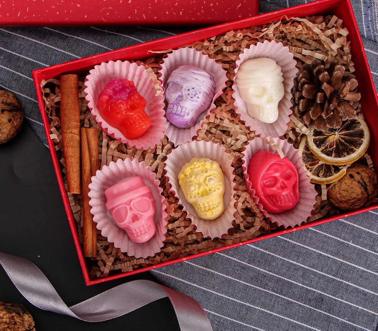Moldes de chocolate Webake con 5 formas para Halloween, 2 pcs