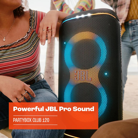 Altavoz Portátil JBL PartyBox Club 120, Sonido Pro, 12h batería