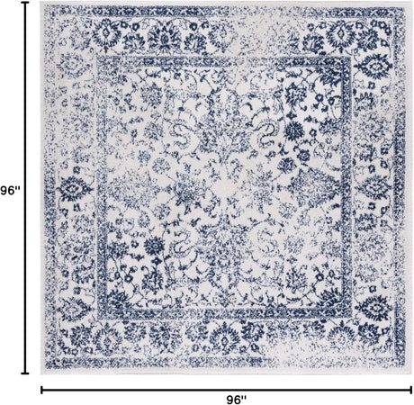 Alfombra Oriental Distressed, Antideslizante y de Fácil Cuidado