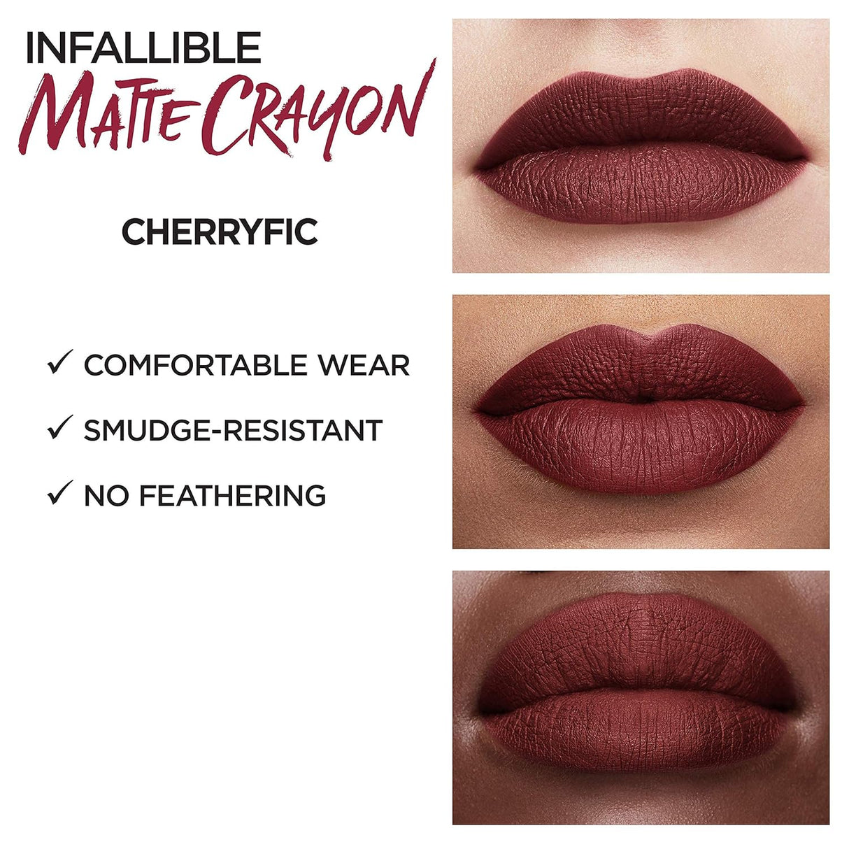Lápiz Labial Mate Infallible, Cherryific