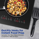 NutriChef  placa eléctrica de dos quemadores