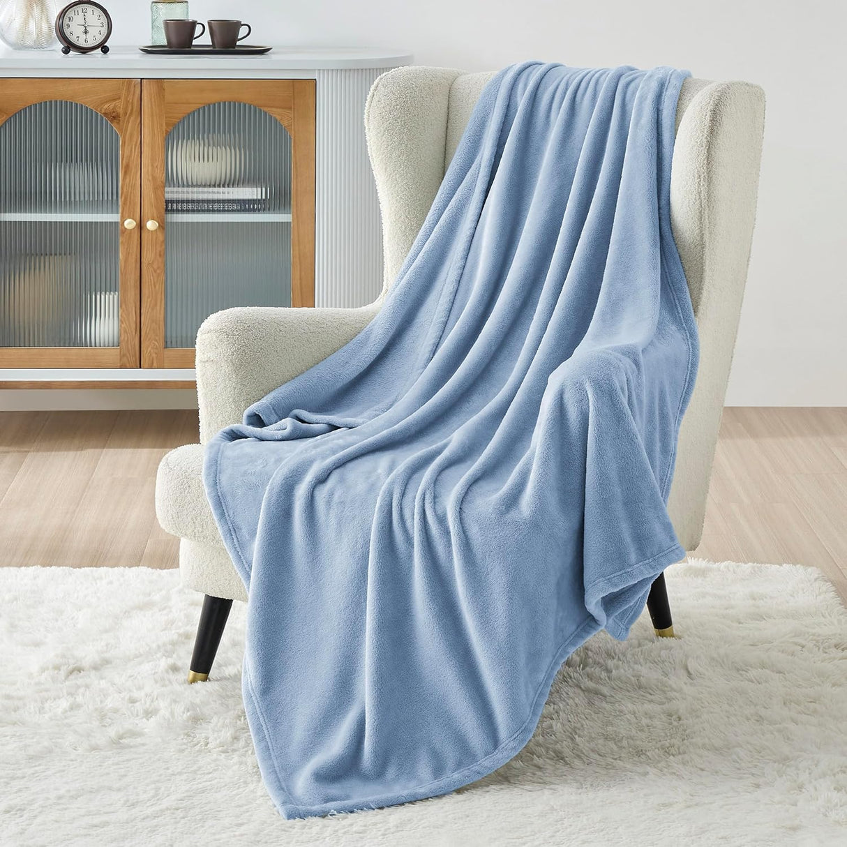 Manta de forro Bedsure, suave y ligera, 50x60 pulgadas