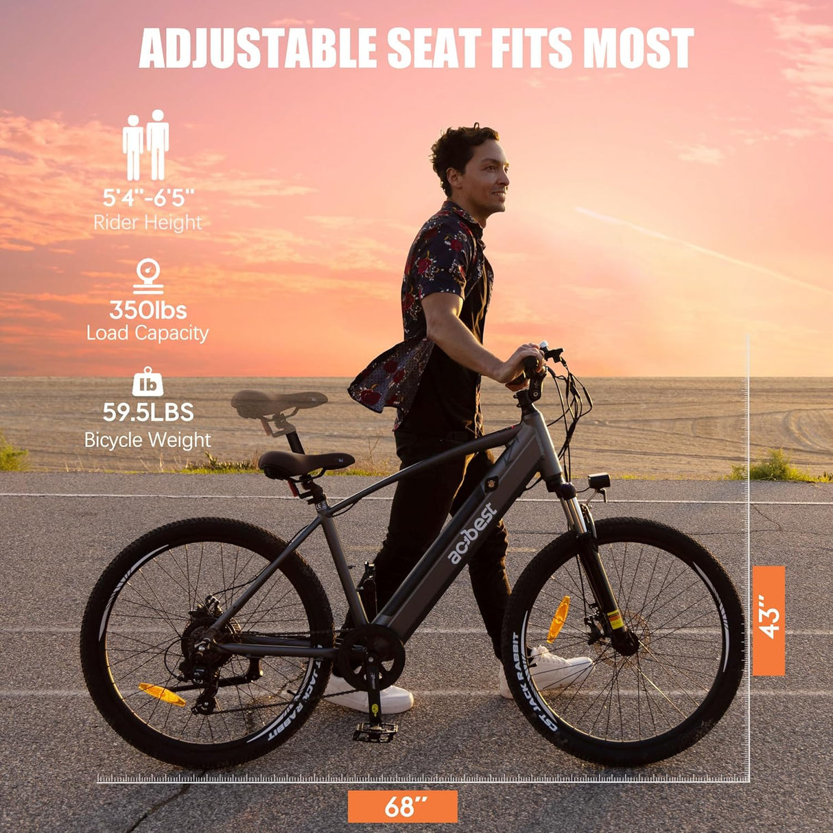 Bicicleta Eléctrica Core 750W, Batería 468Wh, 7 Velocidades