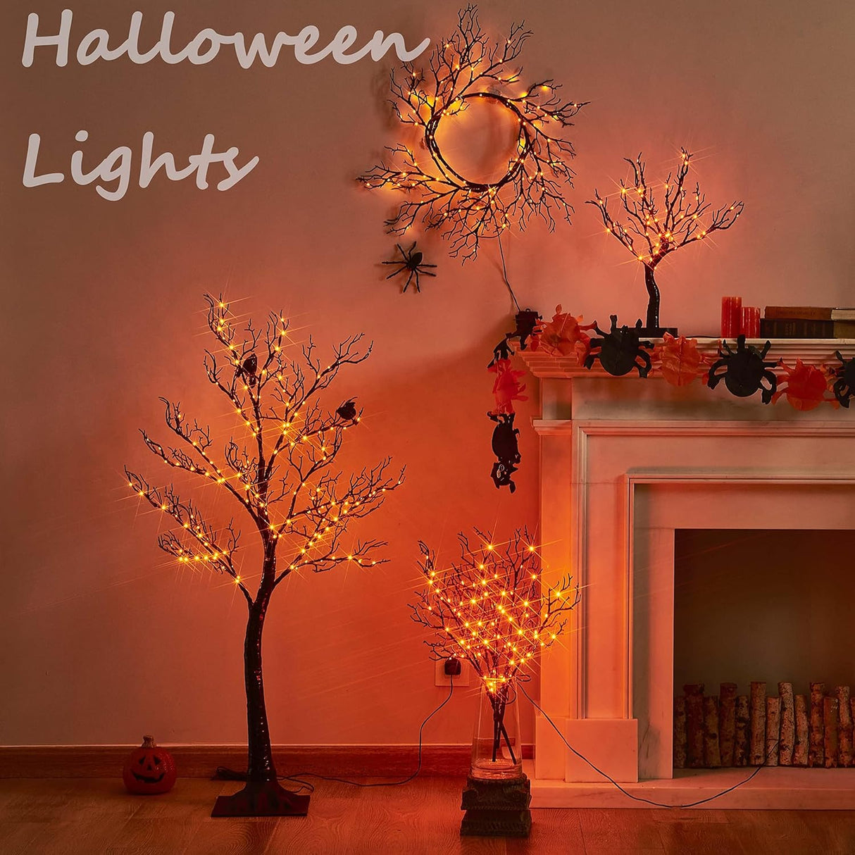 Árbol Halloween Birchlitland con 150 luces, modelo 4TF