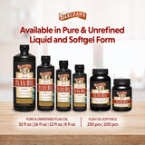 Suplemento de Aceite de Linaza, Barlean's, 1000mg, 100 ct